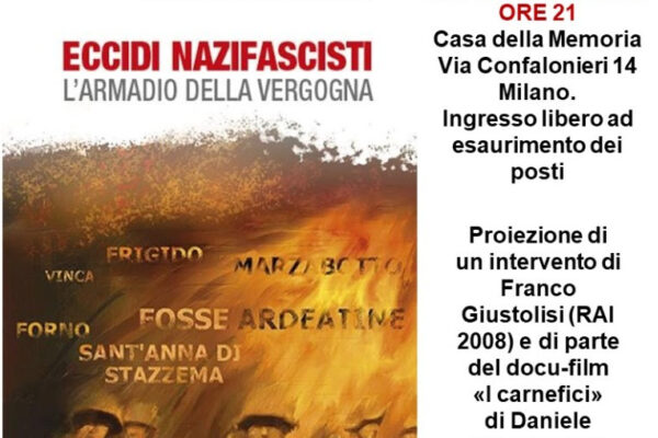 SABATO 25 NOVEMBRE ore 21 Storie d'Italia: l'armadio della vergogna